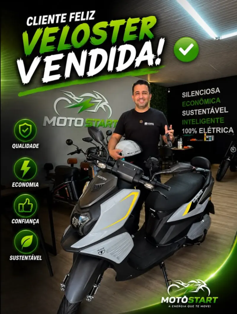 Cliente feliz com a Veloster vendida na Moto Start